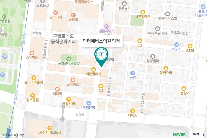 닥터에버스의원 강남점 지도 길찾기